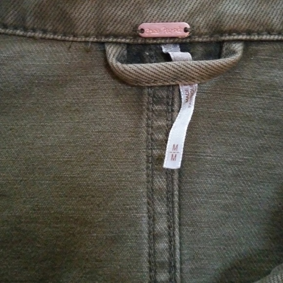 NWT! FREE PEOPLE Size M Army Green Jacket - Picture 4 of 7